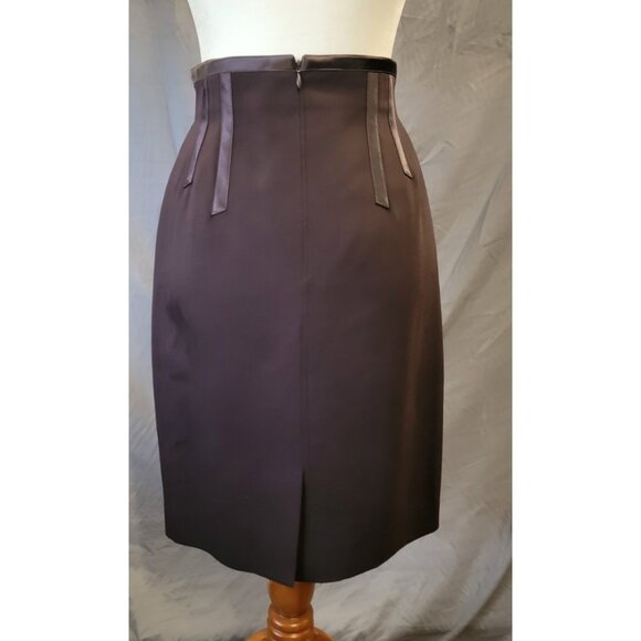 Escada Dresses & Skirts - VINTAGE BROWN ESCADA PENCIL SKIRT size 42 -us size 6
